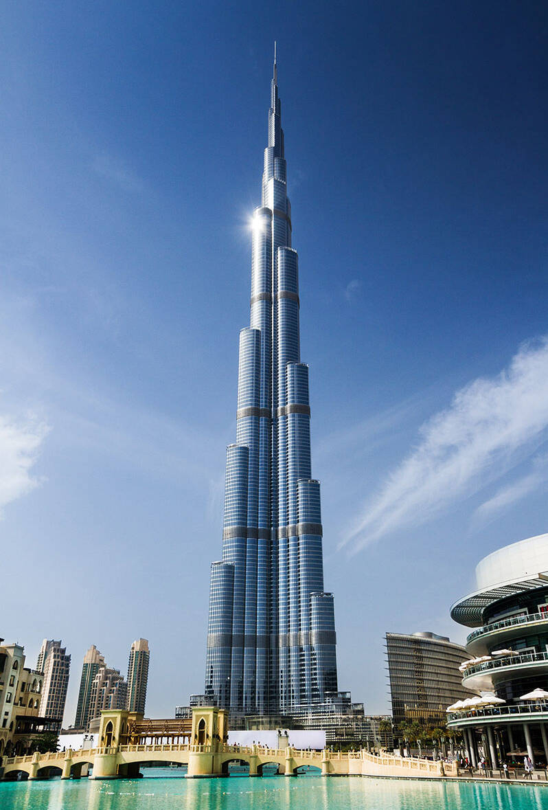 Moderne fasade - Burj Khalifa, Dubai